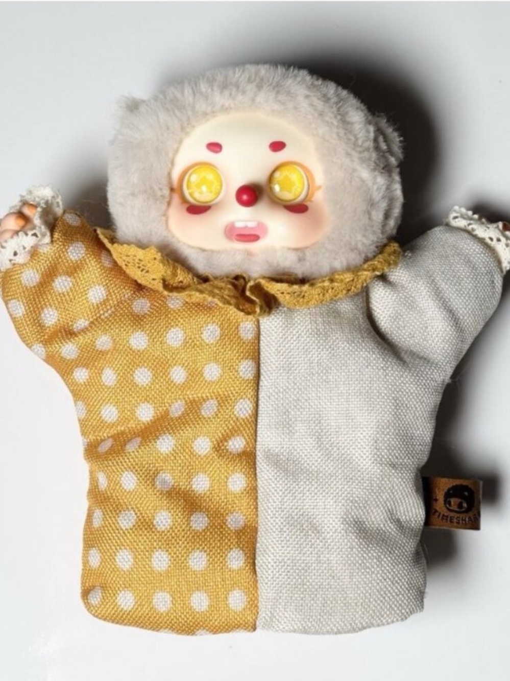 TimeShare Cino Dreamland Circus Puppet Plush Open Box Clown Balloon The Doll